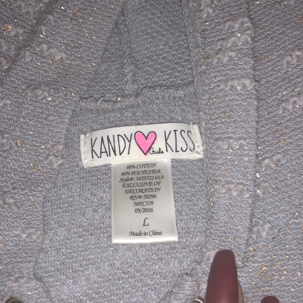 SOLD 🚫Two Cute Kandy ❤️ Kiss Shirts with Hoodies! - Picture 6 of 7